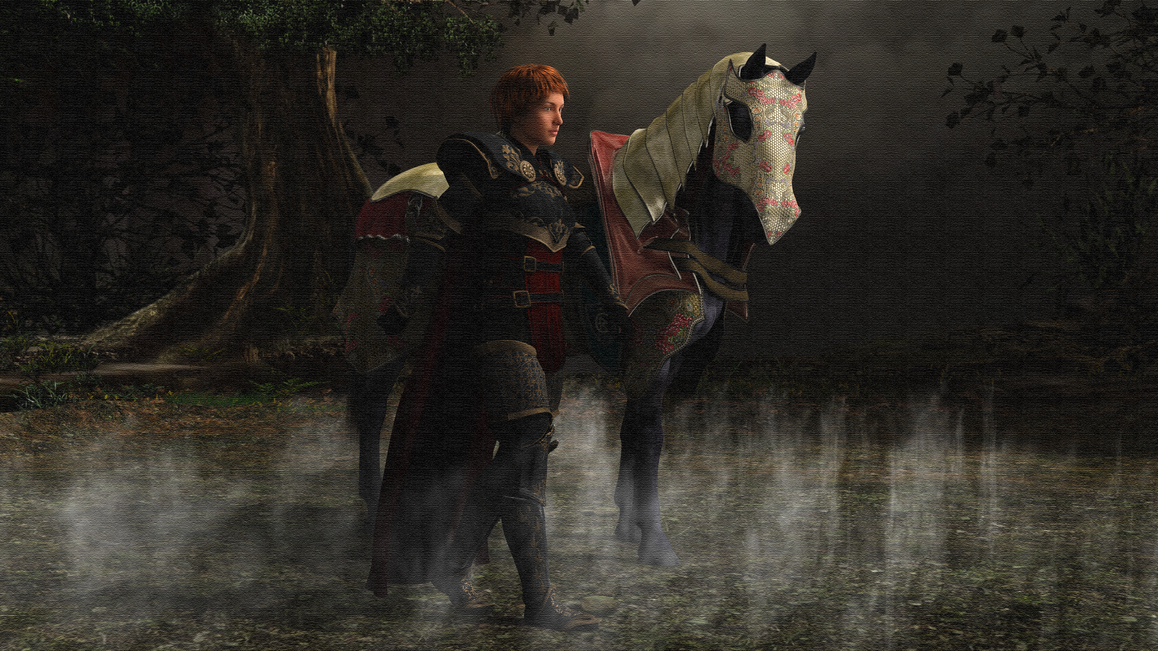 DragonTear Game Gameplay Screenshot Dark Sunset Forest